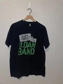  Ретро Рубашка Гэри Синиза и лейтенанта Дэна Бэнда L Большая музыкальная футболка с длинными рукавами