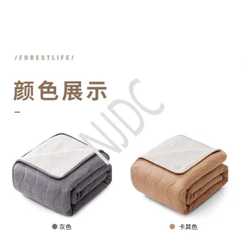   Стиранное электрическое одеяло Одноместное домашнее электрическое одеяло Двойной двойной контроль температуры